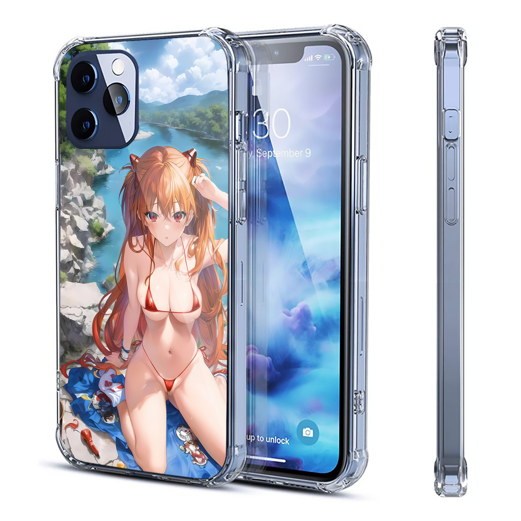（画像用） EVA 新世紀エヴァンゲリオン 【iPhone 12シリーズ対応】透明スマホケース（クリアソフトケース）